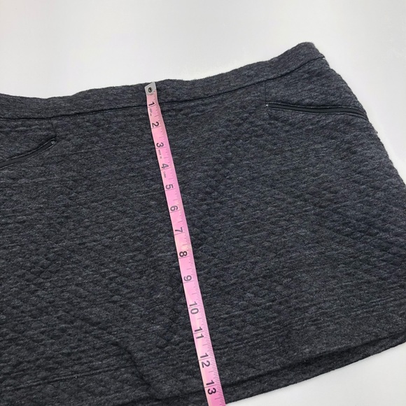 Marine Layer Grey Quilted Mini Skirt - Picture 5 of 5